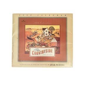 VTG Hallmark The Countryside 1998 Calendar Bob Pettes Country Farmhouse UNUSED